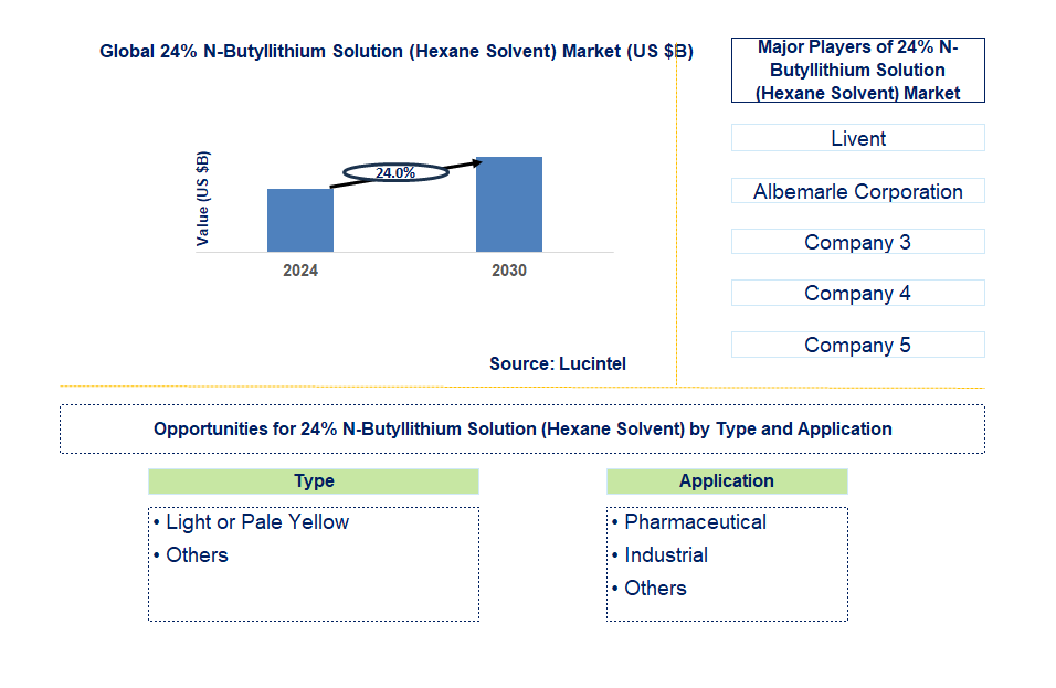 24% N-Butyllithium Solution (Hexane Solvent) Trends and Forecast