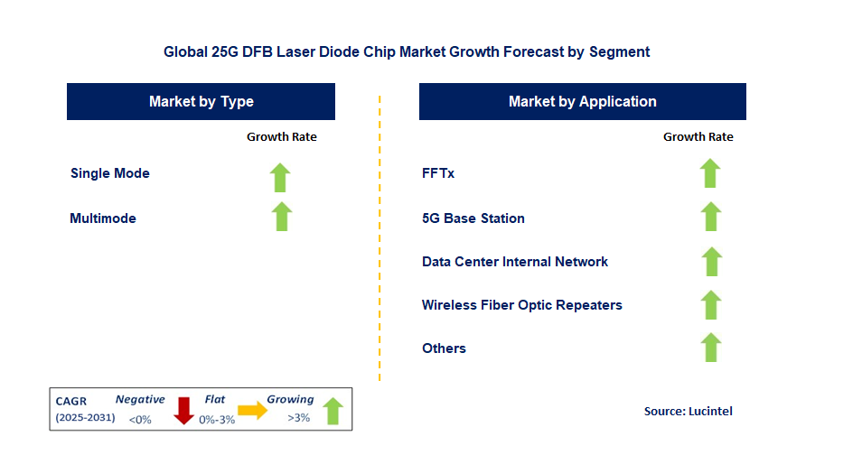 25G DFB Laser Diode Chip Market by Segment