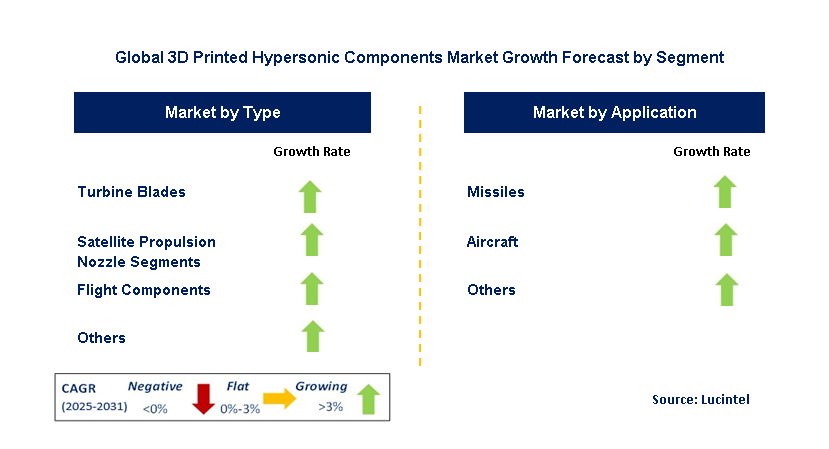 3D Printed Hypersonic Component Market by Segment
