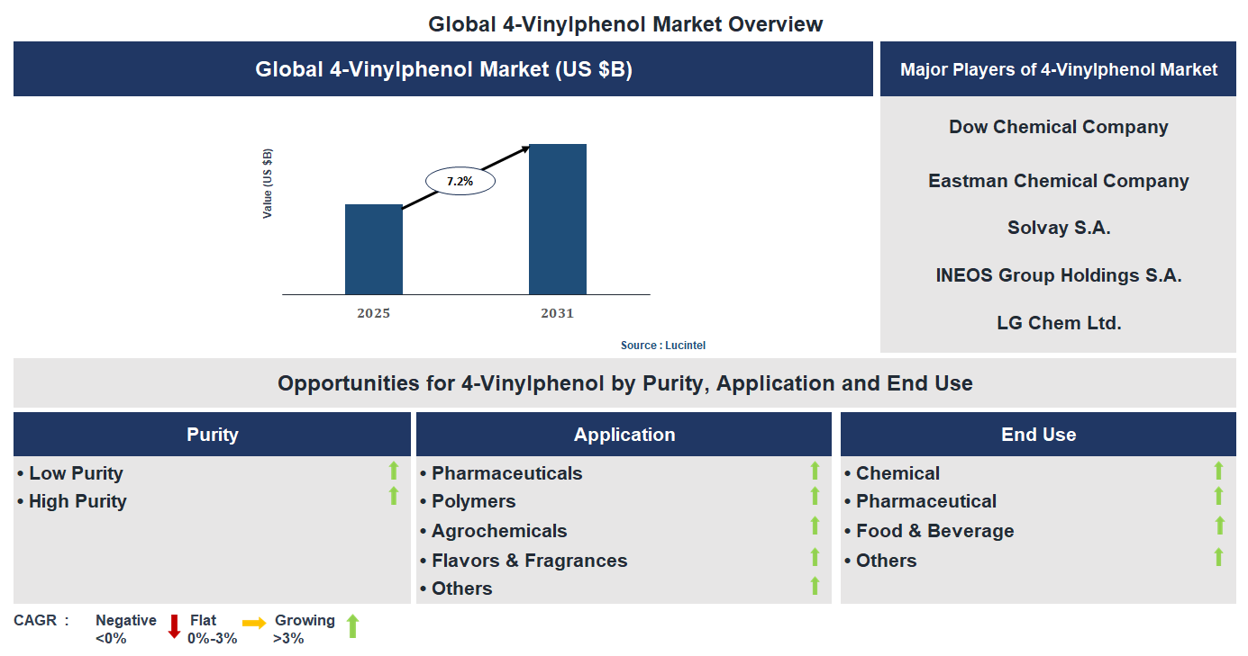 4-Vinylphenol Market Trends and Forecast