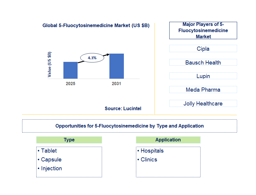 5-Fluocytosine Medicine Market Trends and Forecast