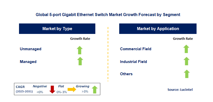 5-port Gigabit Ethernet Switch Market by Segment