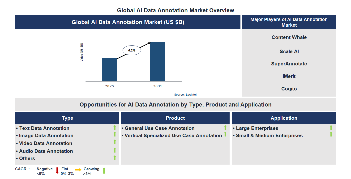 AI Data Annotation Market Trends and Forecast