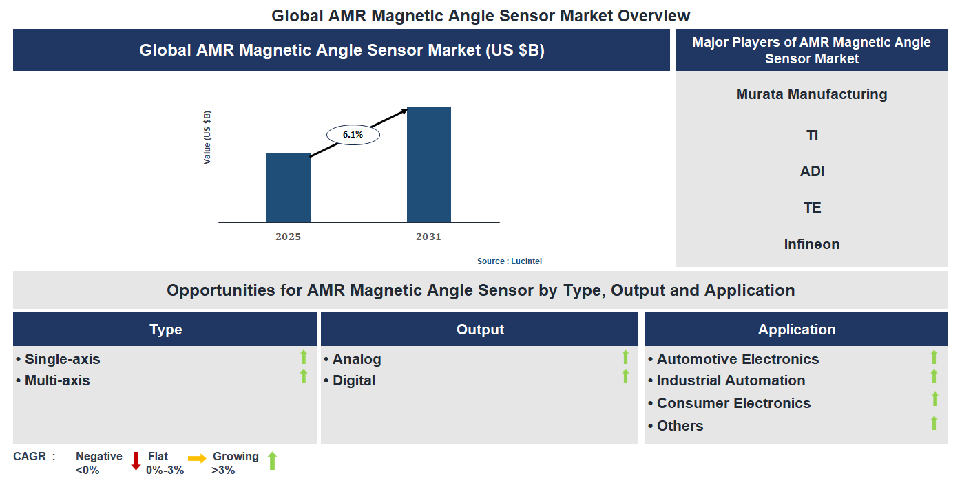 AMR Magnetic Angle Sensor Market Trends and Forecast