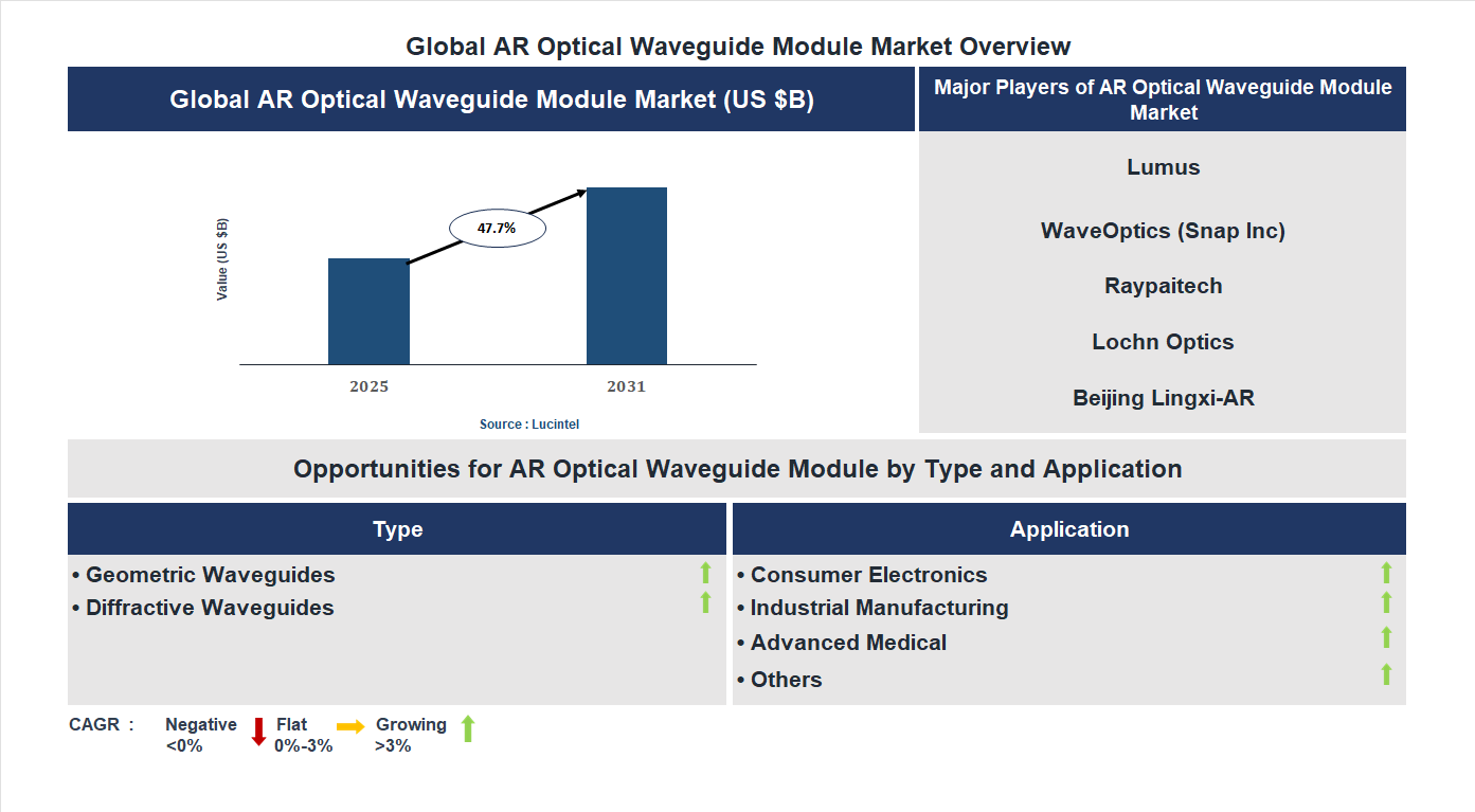 AR Optical Waveguide Module Market Trends and Forecast