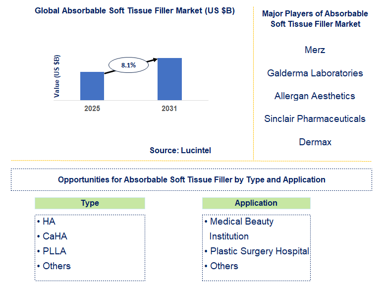 Absorbable Soft Tissue Filler Market Trends and Forecast