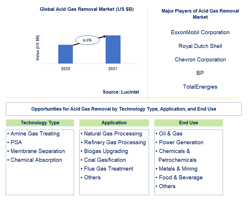 Acid Gas Removal Market Trends and Forecast