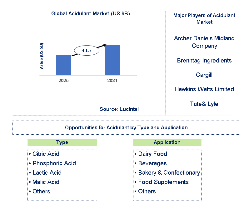 Acidulant Market Trends and Forecast