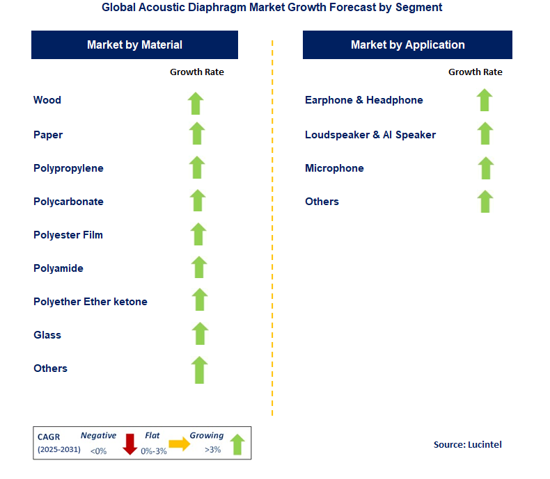 Acoustic Diaphragm Market by Segment
