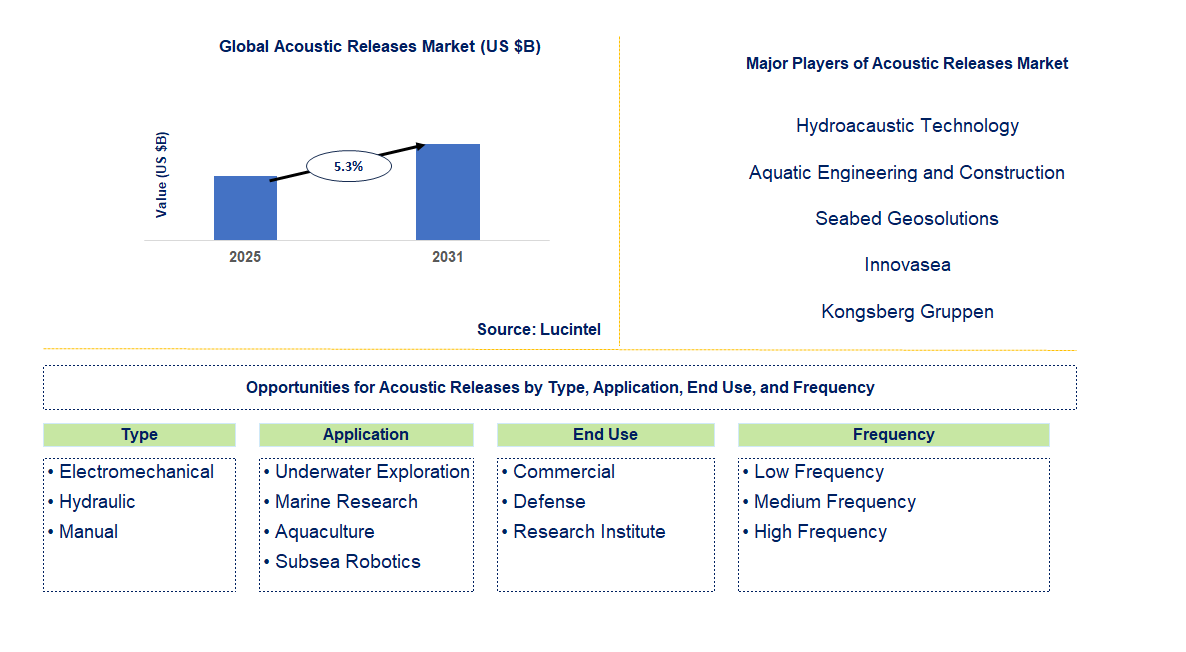 Acoustic Releases Market Trends and Forecast