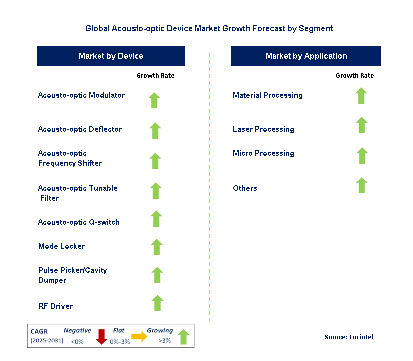 Acousto-optic Device Market by Segment