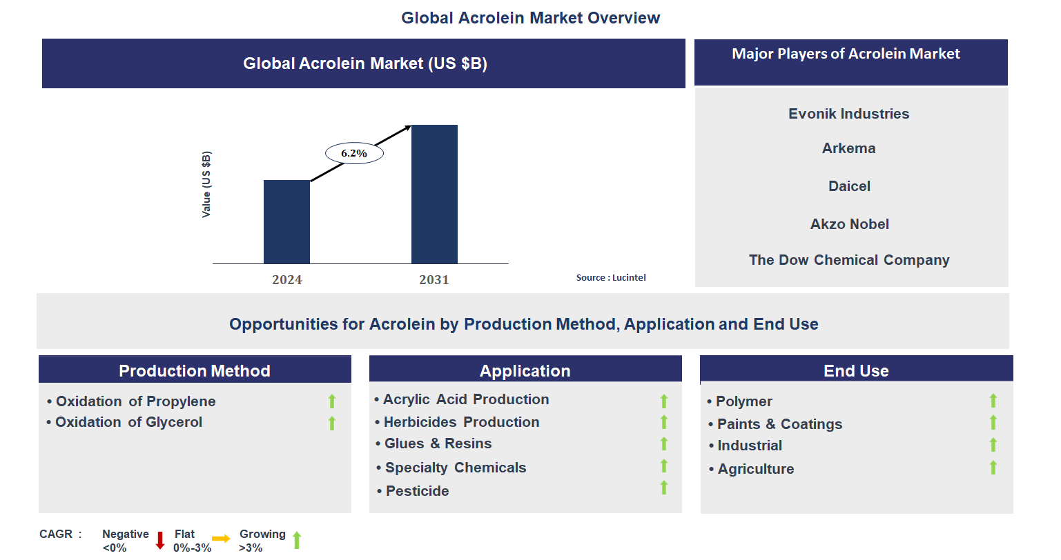 Acrolein Market Trends and Forecast