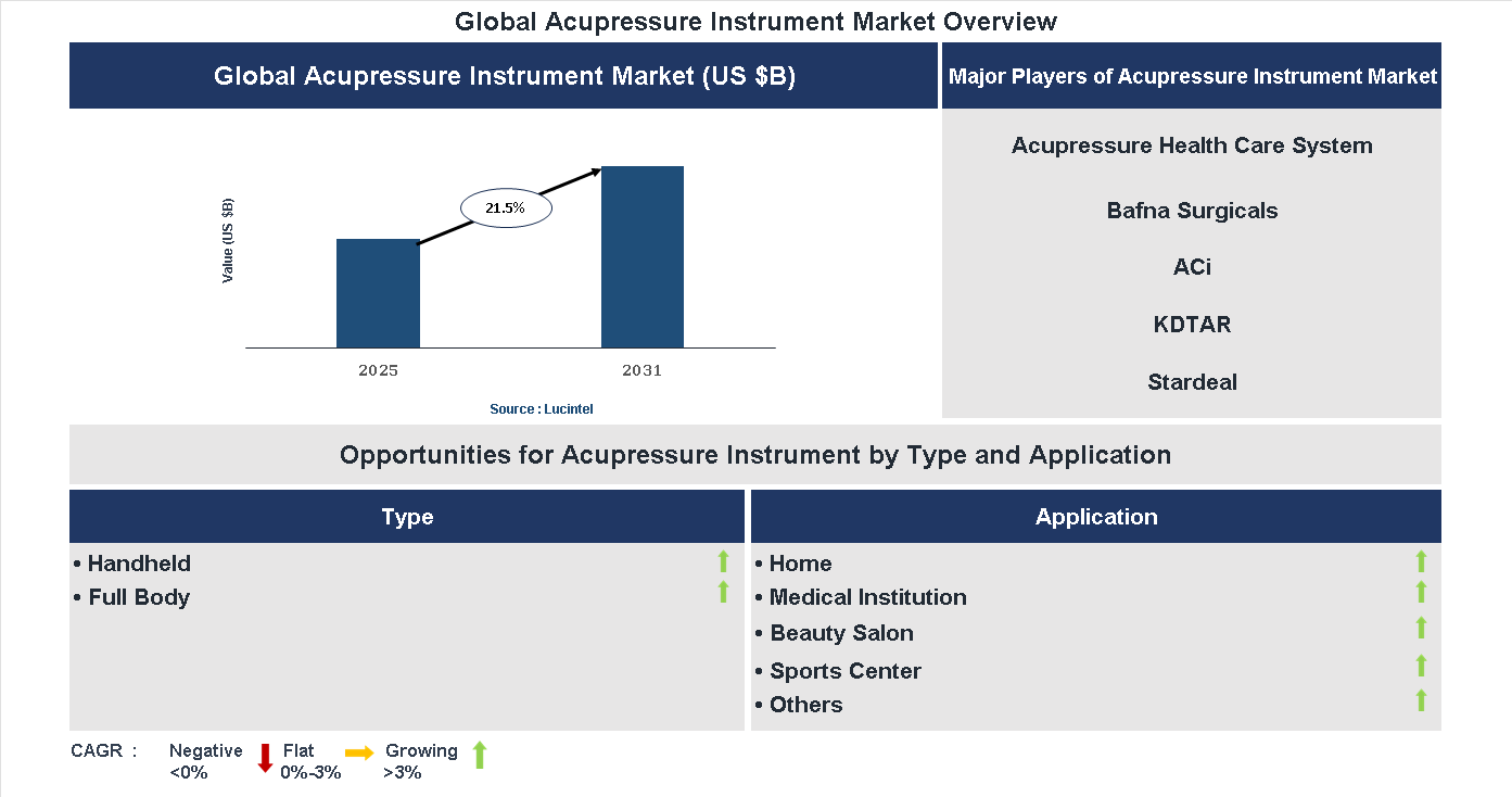 Acupressure Instrument Market Trends and Forecast