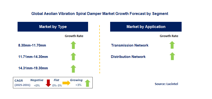 Aeolian Vibration Spiral Damper Market by Segment