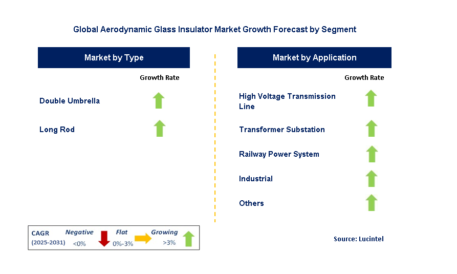 Aerodynamic Glass Insulator Market by Segment