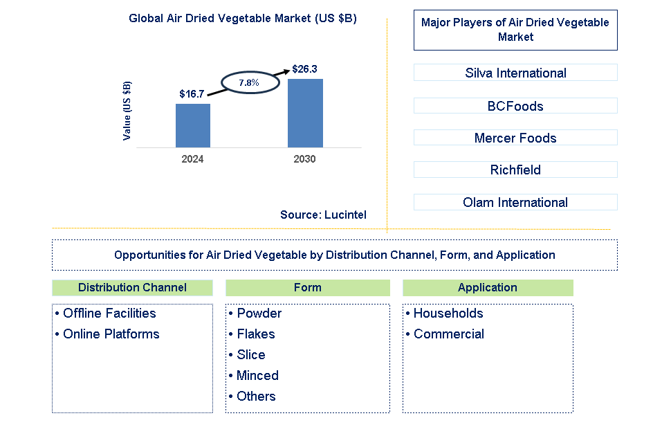 Air Dried Vegetable Trends and Forecast