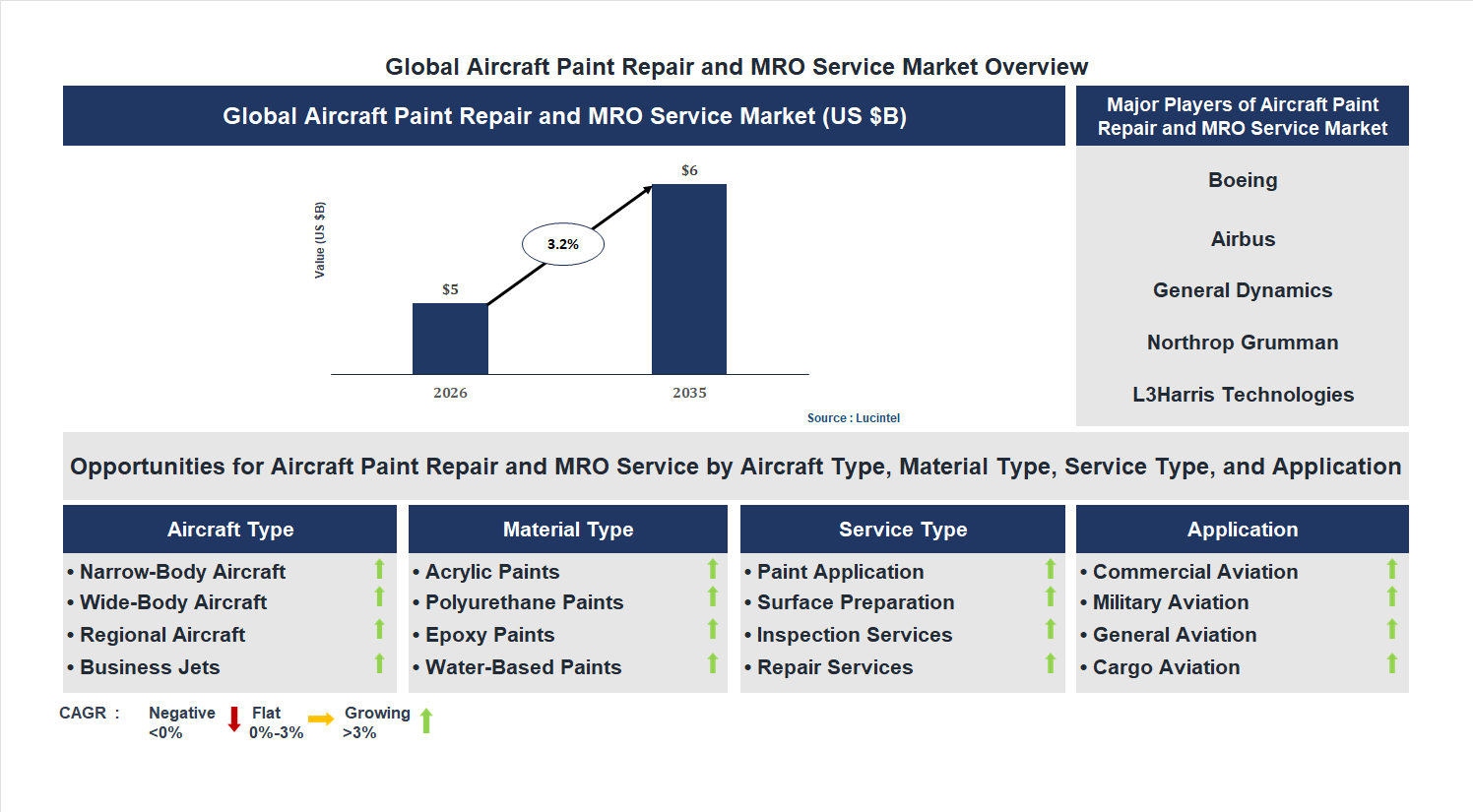 Aircraft Paint Repair and MRO Service Market Trends and Forecast
