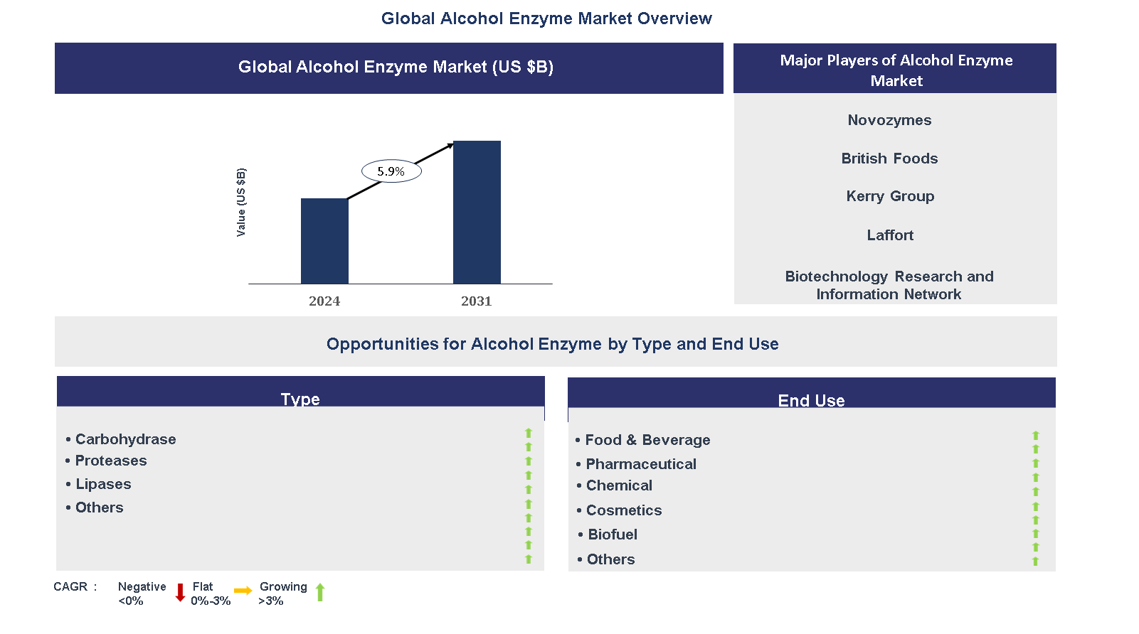 Alcohol Enzyme Market Trends and Forecast