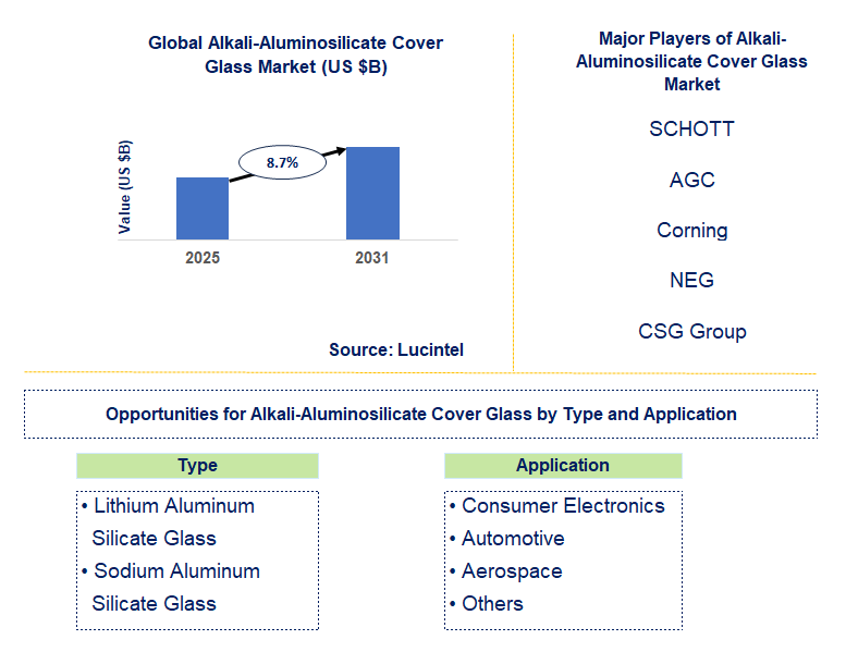 Alkali-Aluminosilicate Cover Glass Market Trends and Forecast