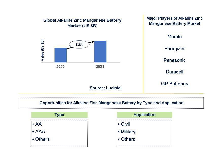 Alkaline Zinc Manganese Battery Market Trends and Forecast