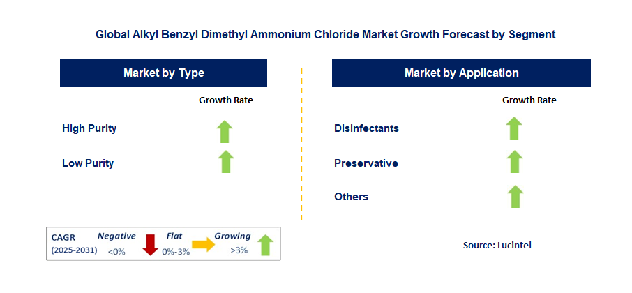Alkyl Benzyl Dimethyl Ammonium Chloride Market by Segment