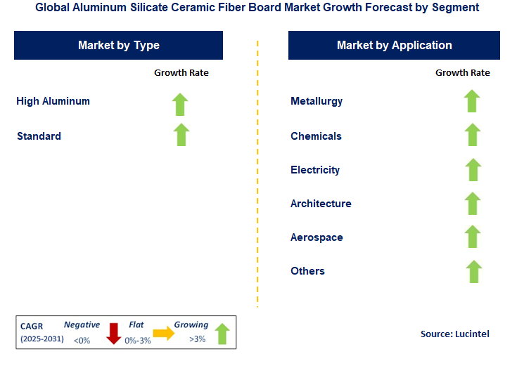 Aluminum Silicate Ceramic Fiber Board Market by Segment