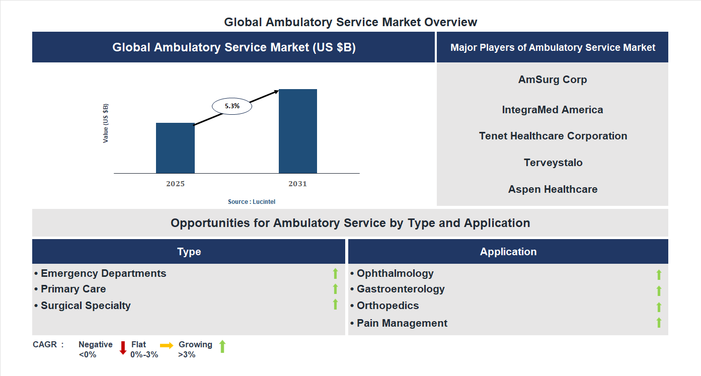 Ambulatory Service Market Trends and Forecast
