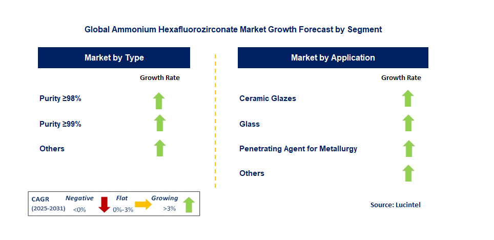 Ammonium Hexafluorozirconate Market by Segment