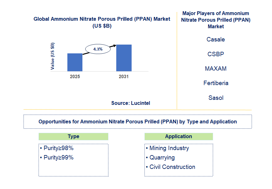 Ammonium Nitrate Porous Prilled (PPAN) Market Trends and Forecast