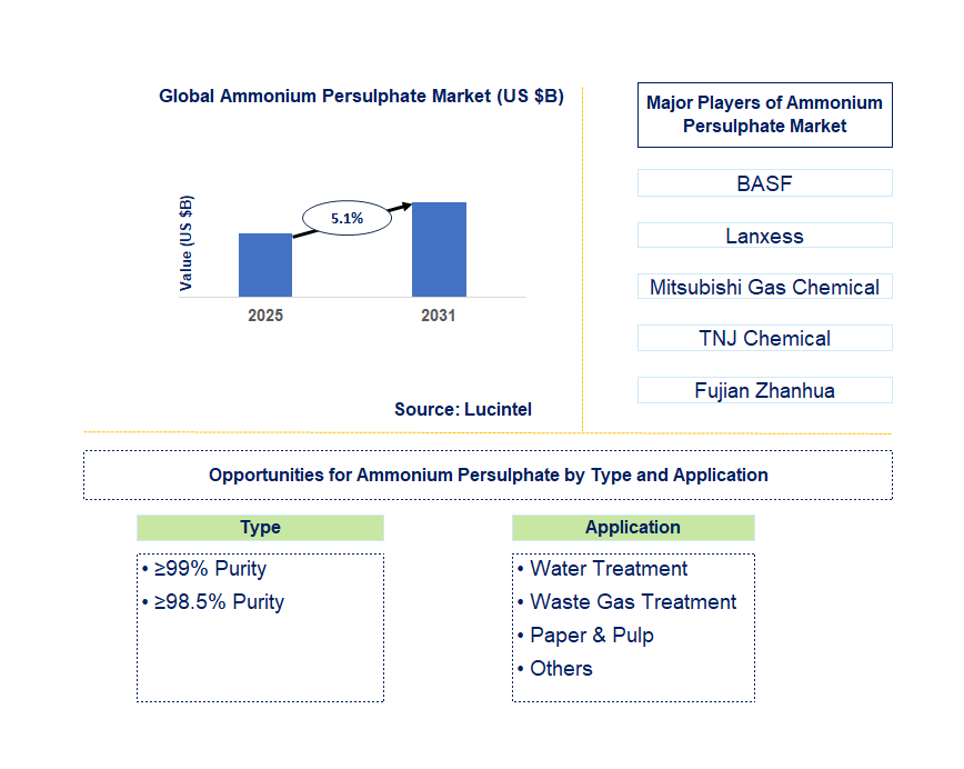 Ammonium Persulphate Market Trends and Forecast