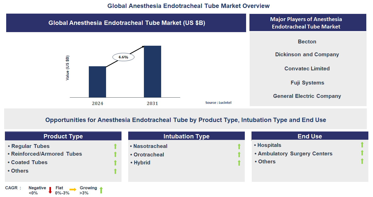 Anesthesia Endotracheal Tube Market Trends and Forecast