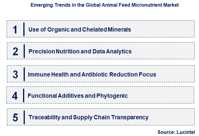 Emerging Trends in the Animal Feed Micronutrient Market