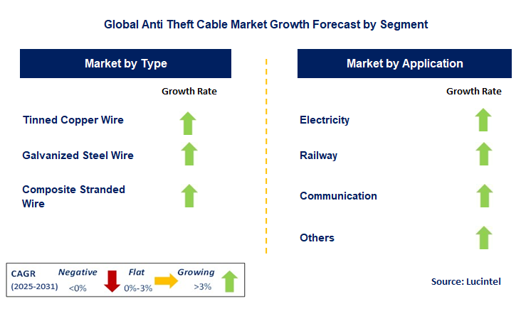 Anti Theft Cable Market by Segment
