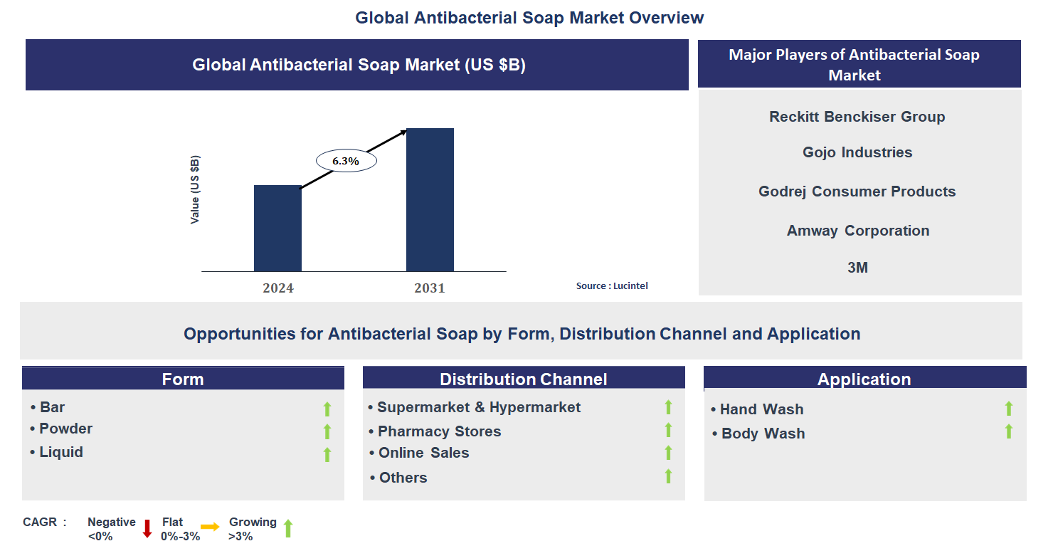 Antibacterial Soap Market Trends and Forecast