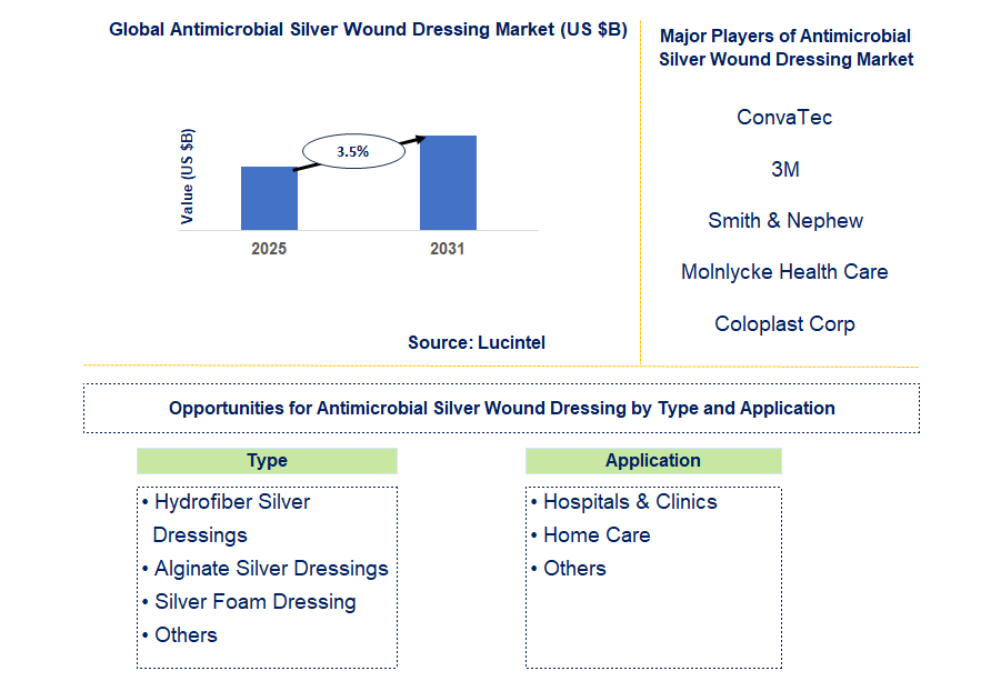 Antimicrobial Silver Wound Dressing Market Trends and Forecast