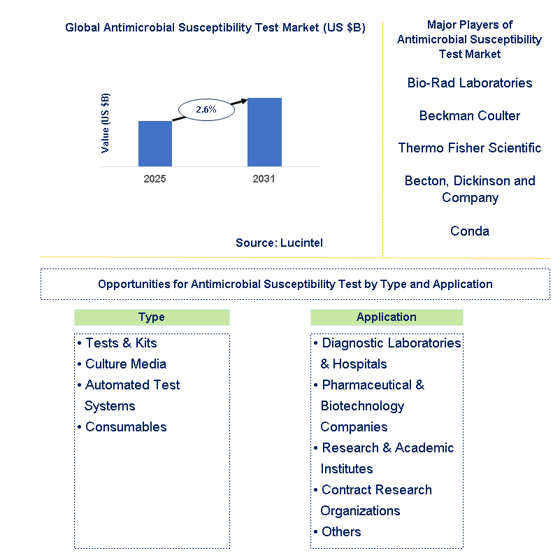 Antimicrobial Susceptibility Test Market Trends and Forecast
