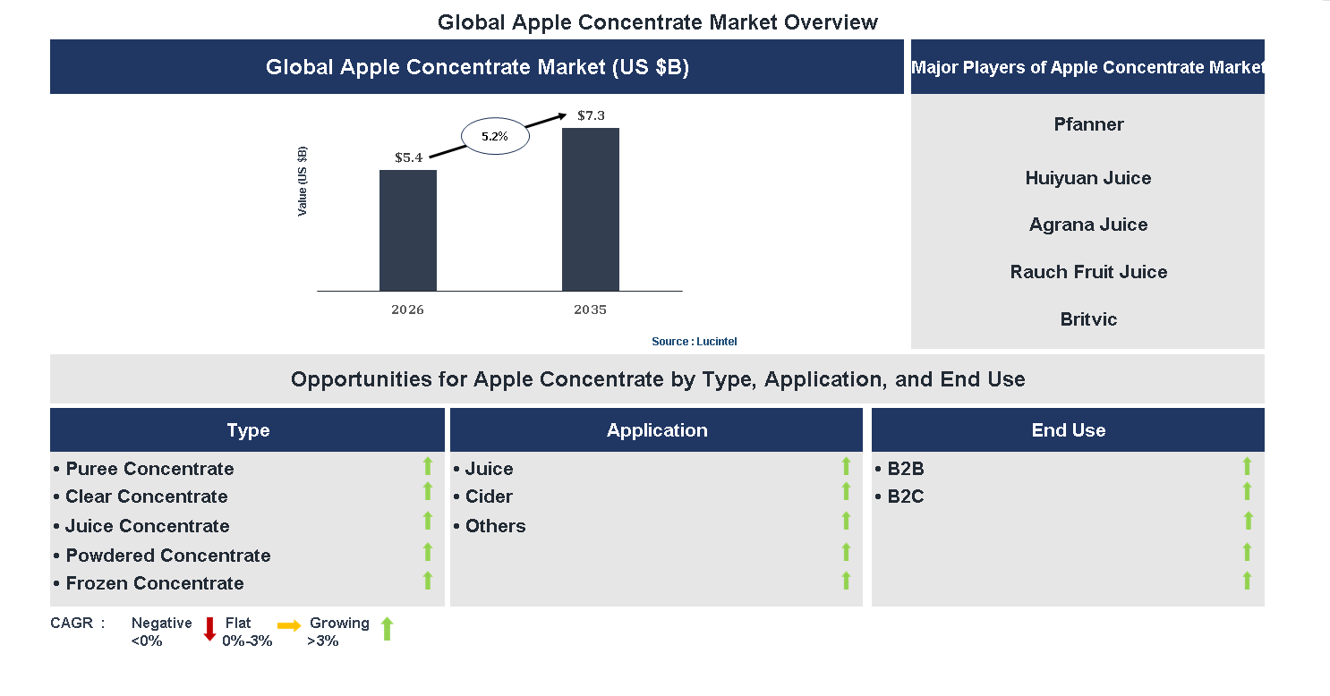Apple Concentrate Market Trends and Forecast