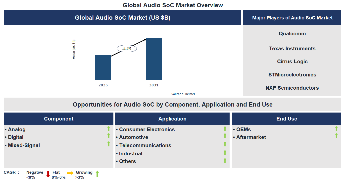 Audio SoC Market Trends and Forecast