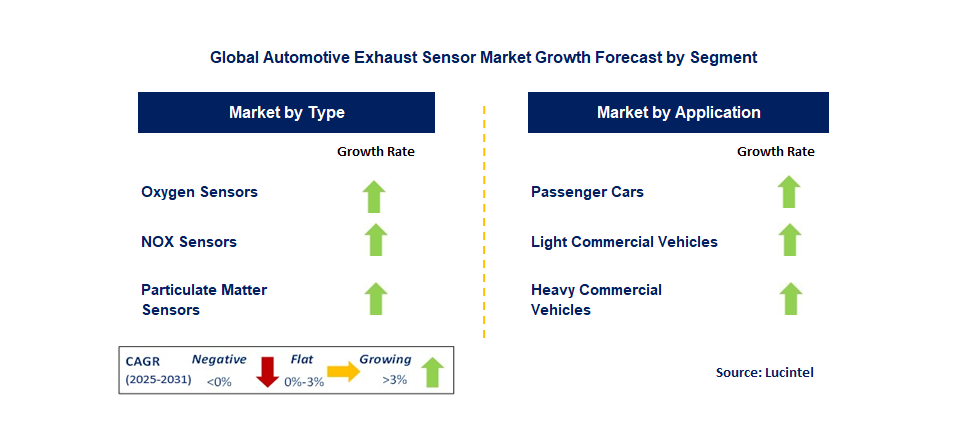 Automotive Exhaust Sensor Market by Segment