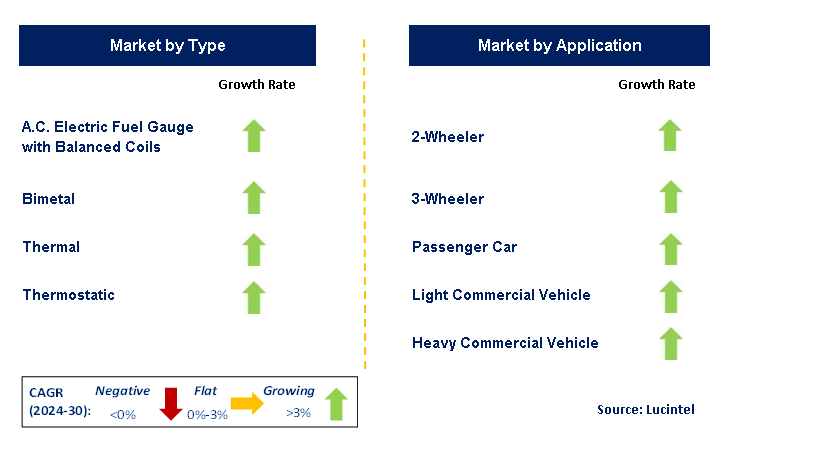 Automotive Fuel Gauge by Segment