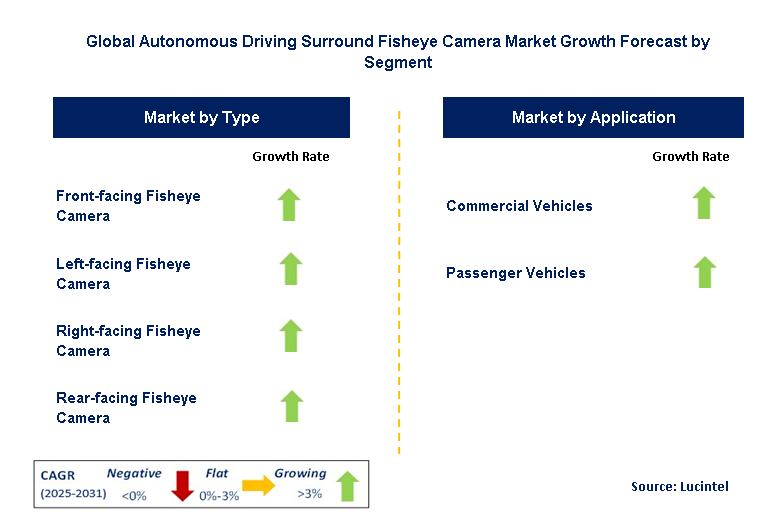 Autonomous Driving Surround Fisheye Camera Market by Segment