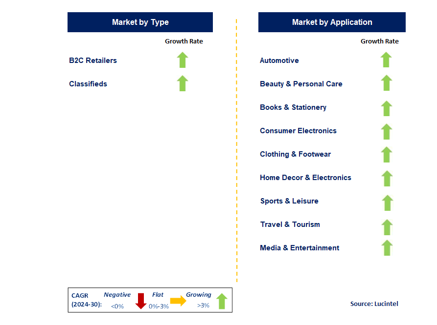 B2C E-Commerce by Segment