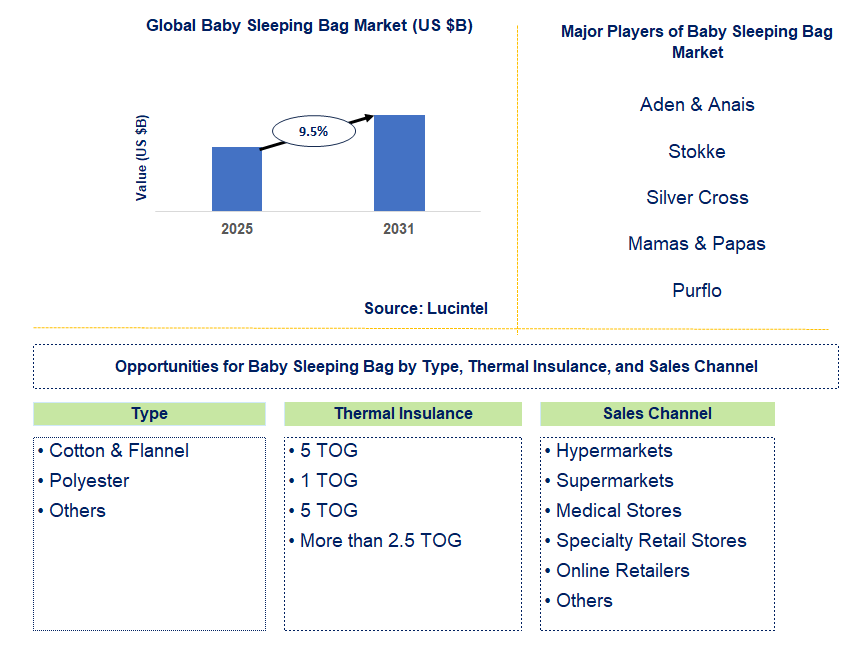 Baby Sleeping Bag Market Trends and Forecast