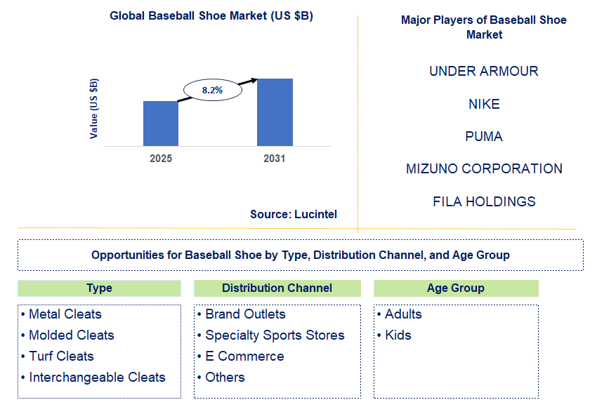 Baseball Shoe Market Trends and Forecast