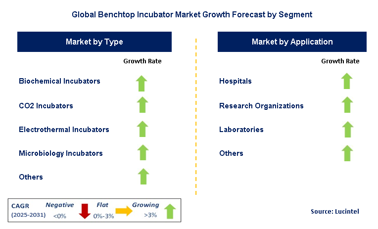 Benchtop Incubator Market by Segment
