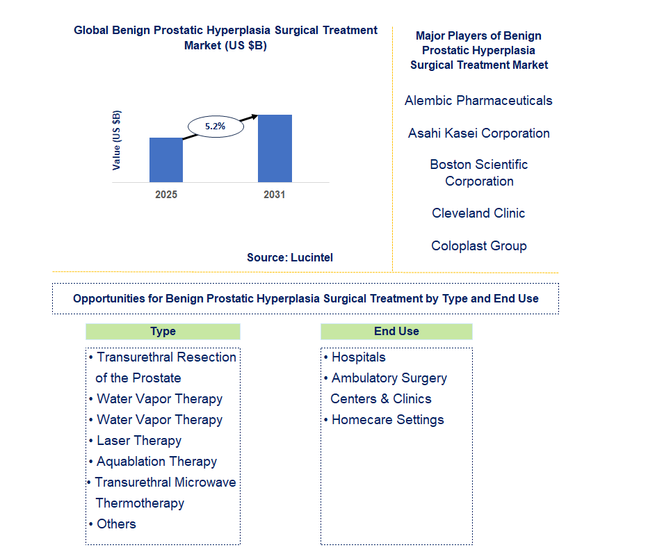 Benign Prostatic Hyperplasia Surgical Treatment Market Trends and Forecast