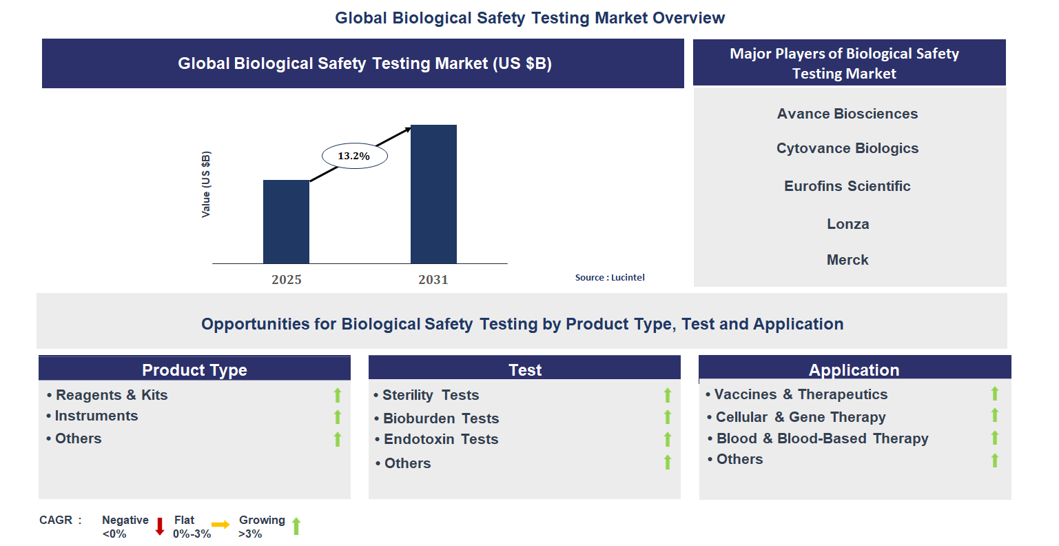 Biological Safety Testing Market Trends and Forecast