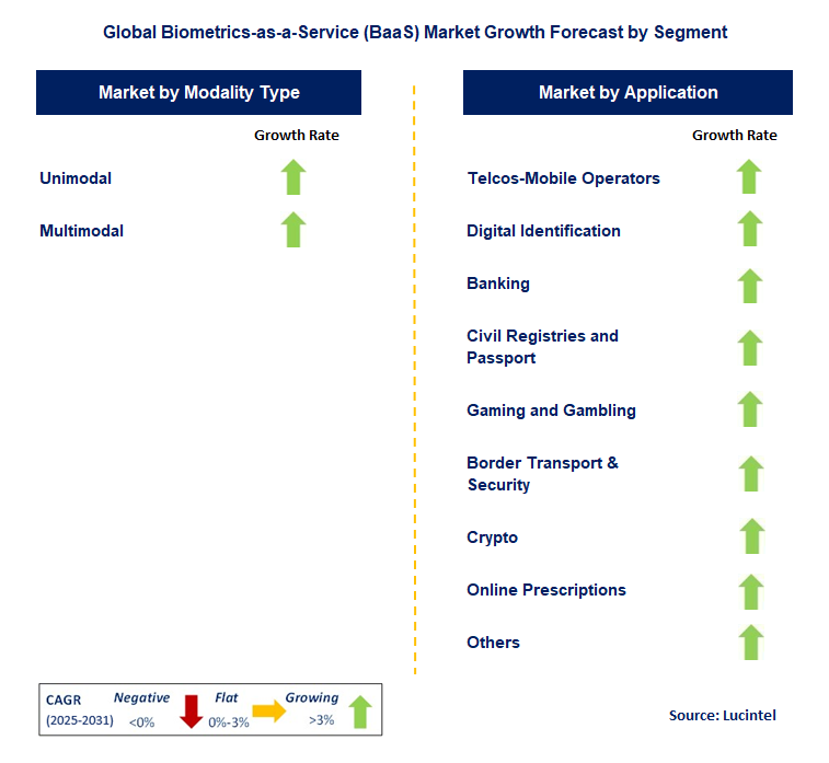 Biometrics-As-A-Service (BaaS) Market by Segment