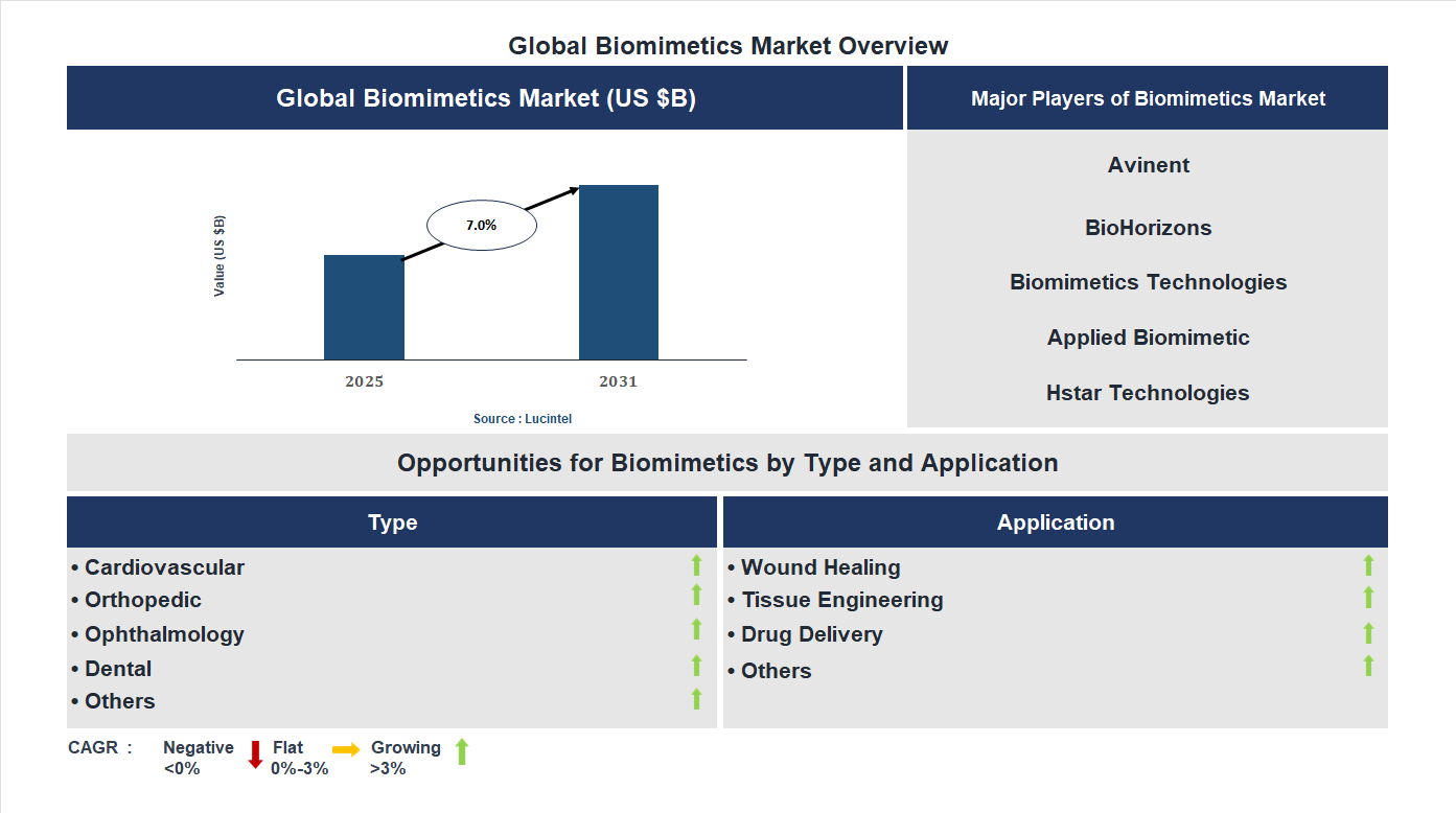 Biomimetics Market Trends and Forecast