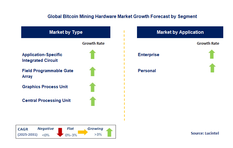 Bitcoin Mining Hardware Market by Segment